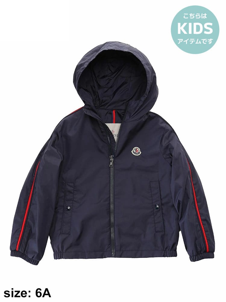 モンクレール キッズ ブルゾン MONCLER ブランド 子供服 アウター レインジャケット パーカー ロゴ 男の子 子ども Hattab MCKHATTAB