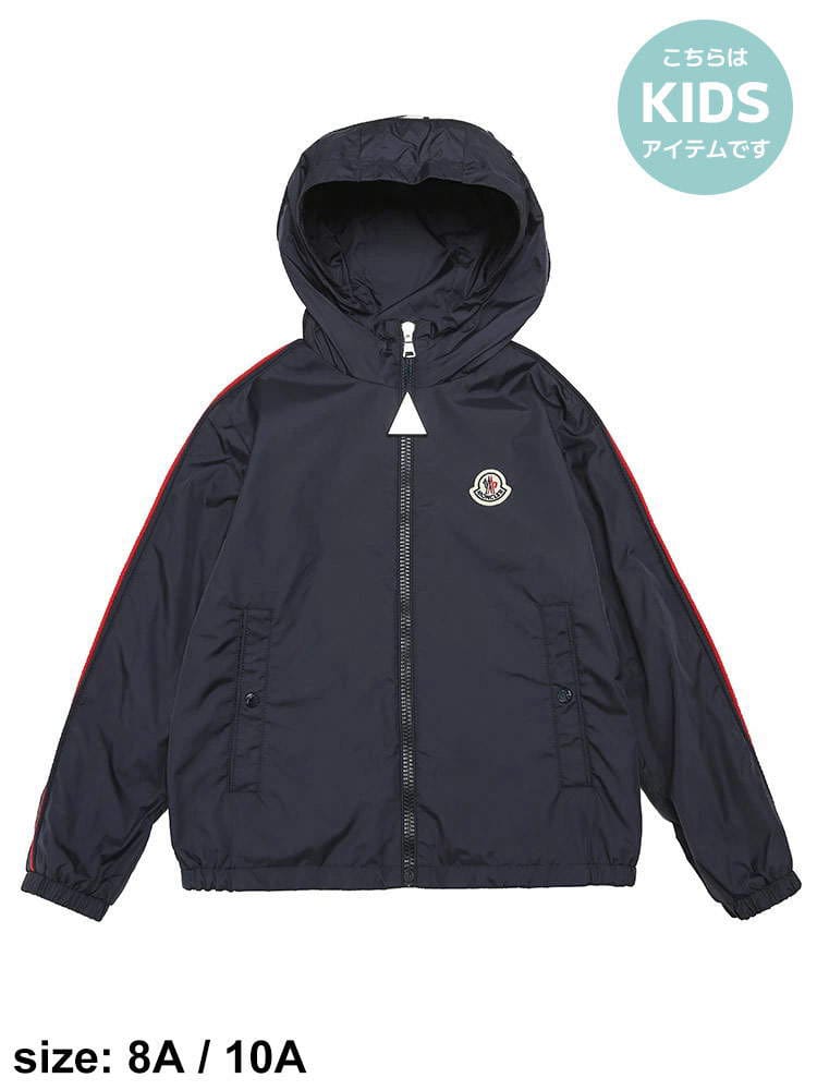 モンクレール キッズ ブルゾン MONCLER ブランド 子供服 アウター レインジャケット フルジップ 男の子 子ども Hattab MCBHATTAB