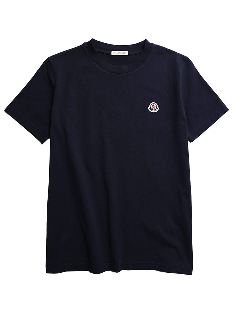 モンクレール キッズ Tシャツ 半袖 MONCLER ブランド カットソー 子供服 トップス シャツ ロゴ クルーネック MCJ8C0002383907