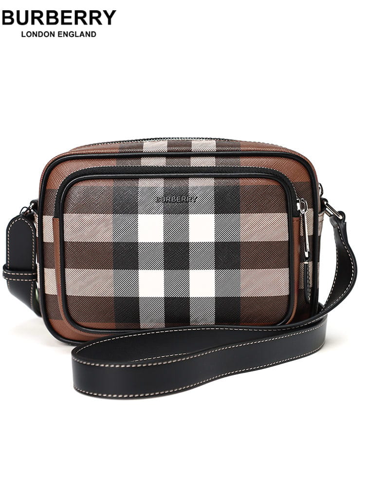 バーバリー メンズ バッグ BURBERRY ブランド 鞄 ボディバッグ クロスボディバッグ ショルダー チェック ロゴ レディース BB8049145