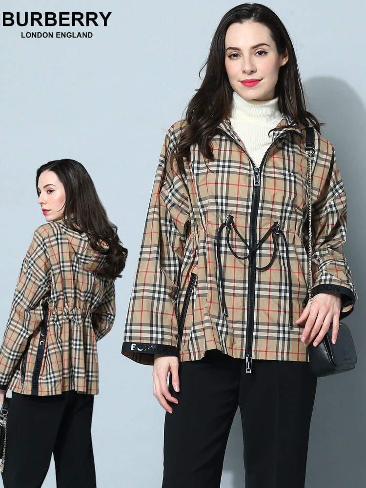 BURBERRY バーバリー レディース ナイロンジャケット パーカー 