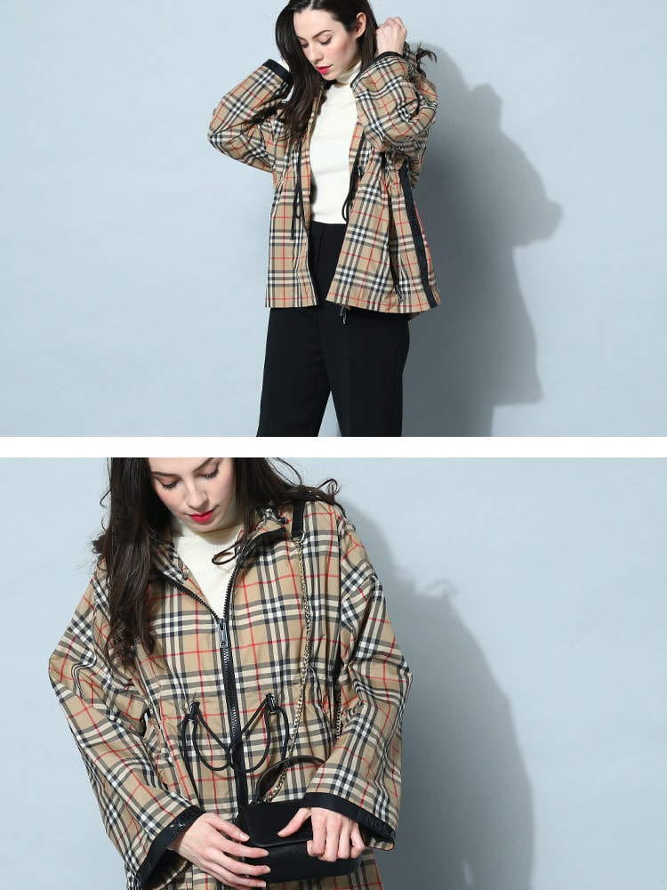 BURBERRY バーバリー レディース ナイロンジャケット パーカー 