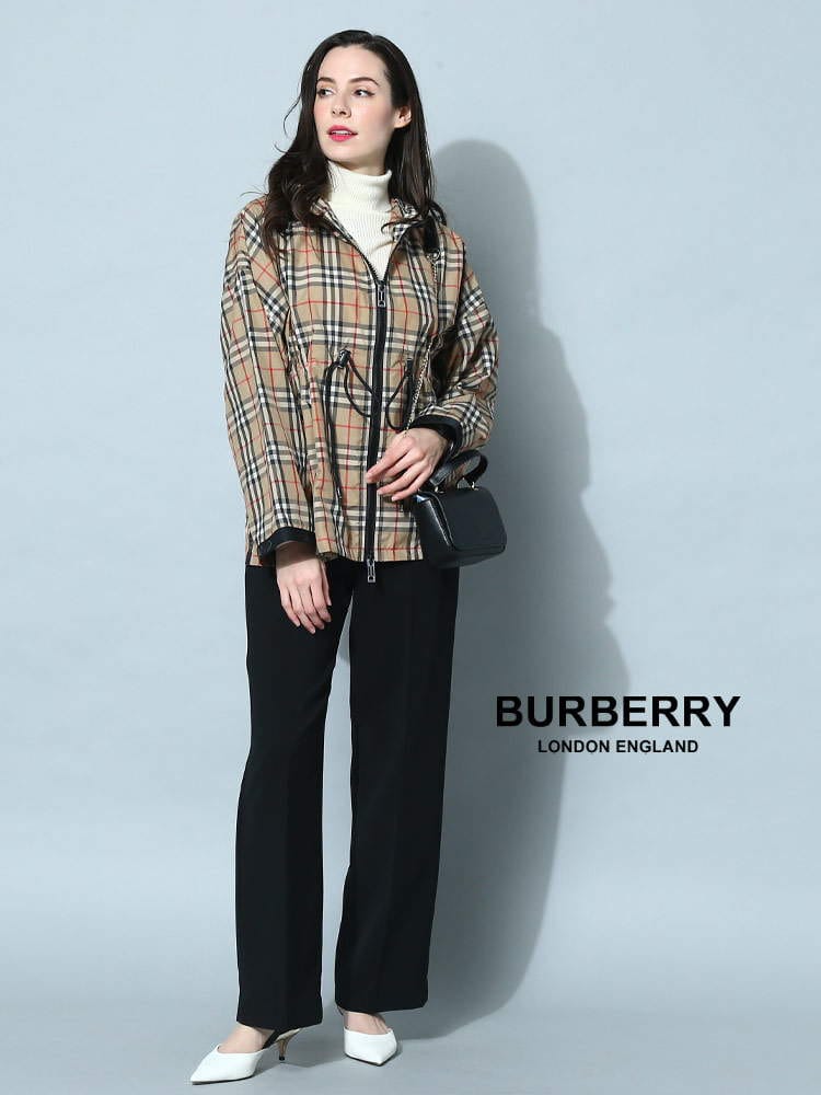 BURBERRY バーバリー レディース ナイロンジャケット パーカー 