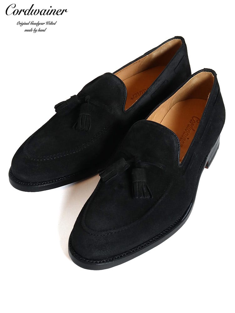 Cordwainer (コードウェイナー) スエード タッセル ローファー CW18520CHARE193