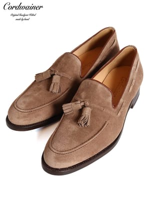 Cordwainer (コードウェイナー) レザー ホールカット メダリオン 
