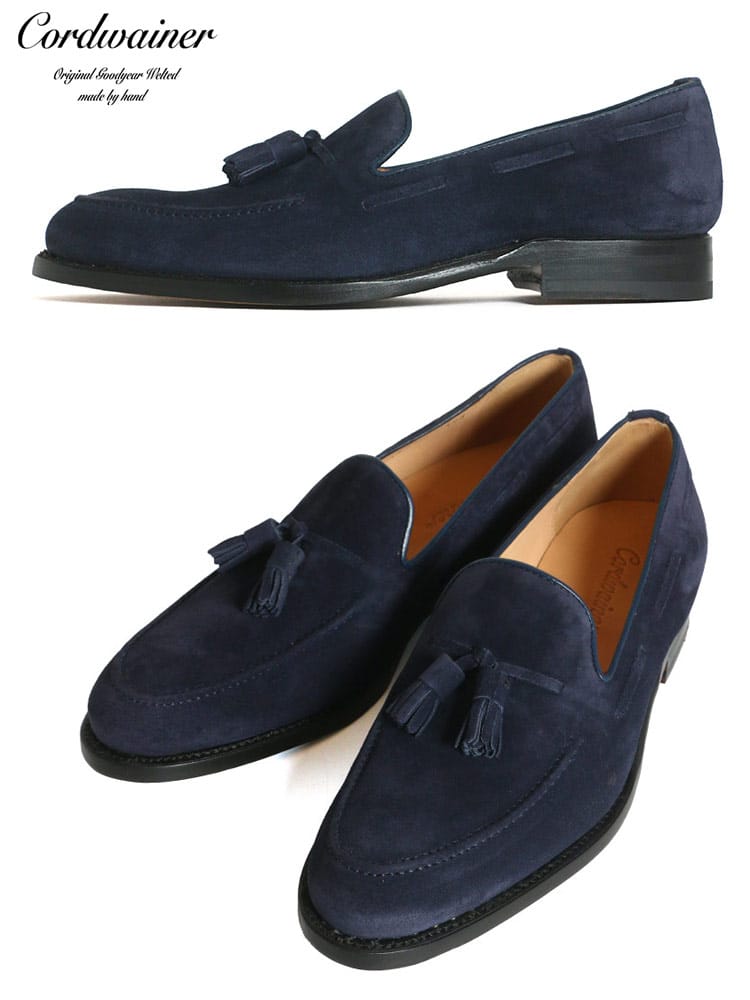 Cordwainer (コードウェイナー) スエード タッセル ローファー CW18520CHARE193