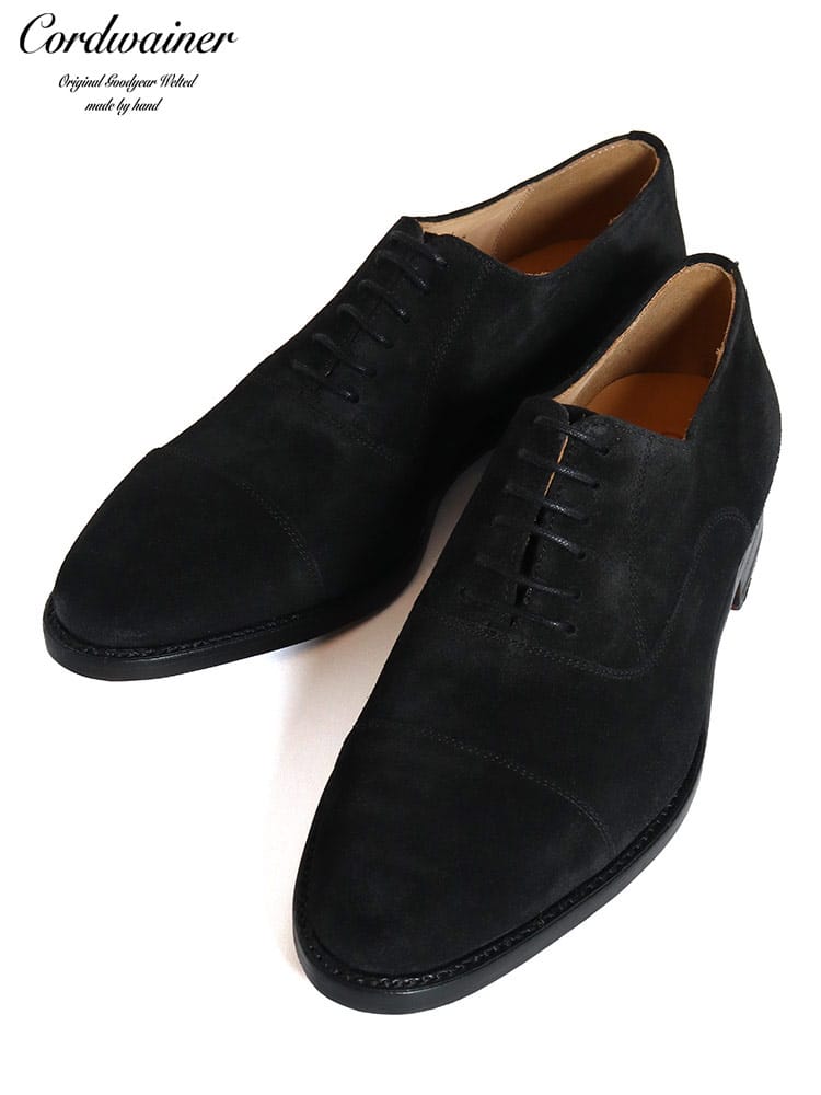 Cordwainer (コードウェイナー) スエード ストレートチップ シューズ CWKELVINCHAR226