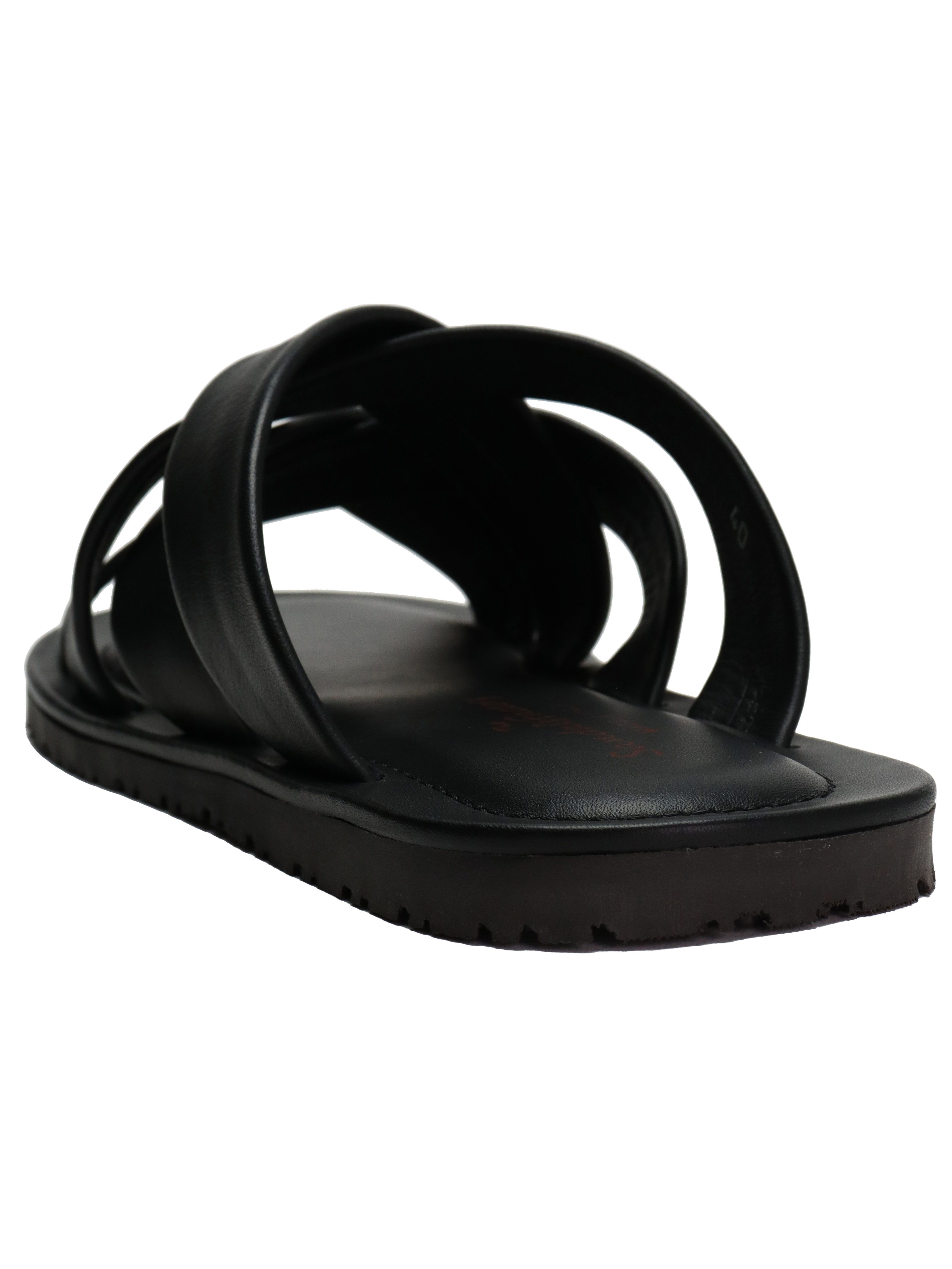 SANDALS FACTORY (サンダルファクトリー) レザー ダブルクロス 