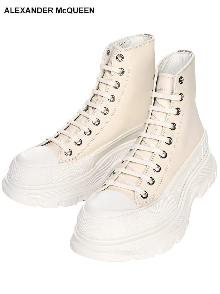 ALEXANDER McQUEEN (アレキサンダーマックイーン) トレッド スリック レースアップ ハイカット スニーカー TREAD SLICK