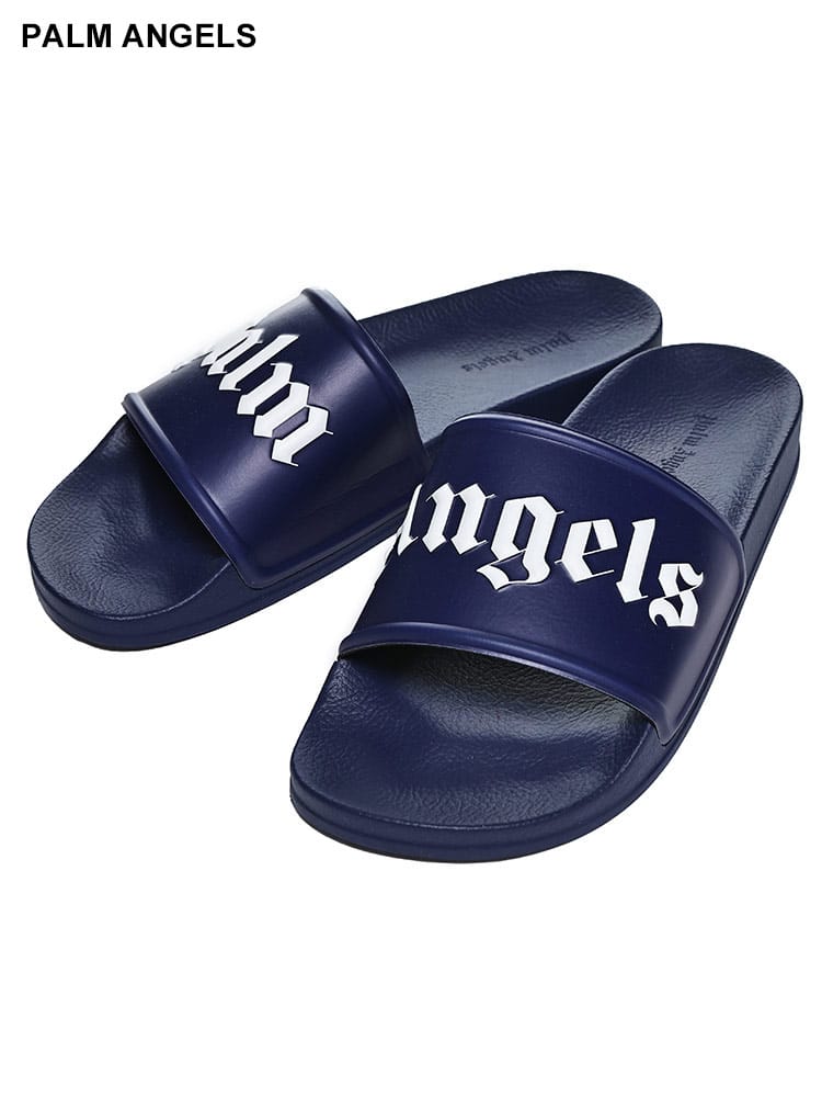 Palm Angels (パームエンジェルス) エンボスロゴ スライドサンダル