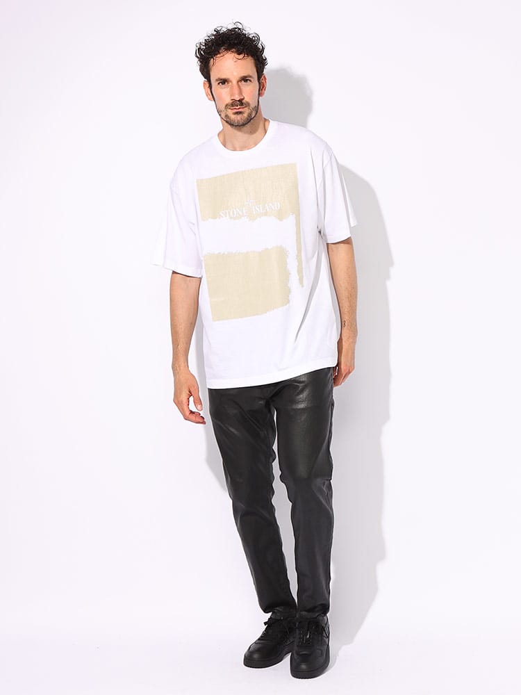 DIESEL (ディーゼル) ストレッチ ブラックコーティング ジョグジーンズ 
