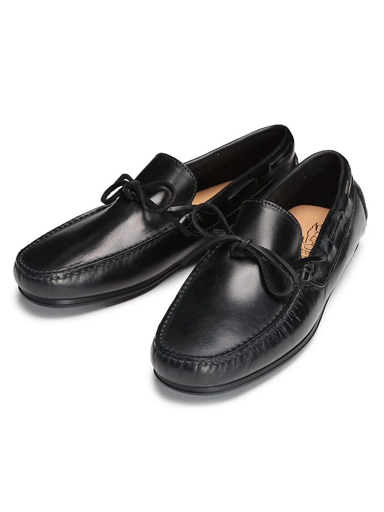 D.LEPORI (ダニエルレポリ) リボン ドライビングシューズ メンズ