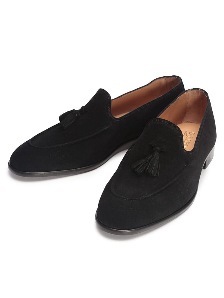 D.LEPORI (ダニエルレポリ) スエード タッセルローファー メンズ