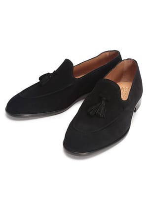 D.LEPORI (ダニエルレポリ) スエード タッセルローファー メンズ