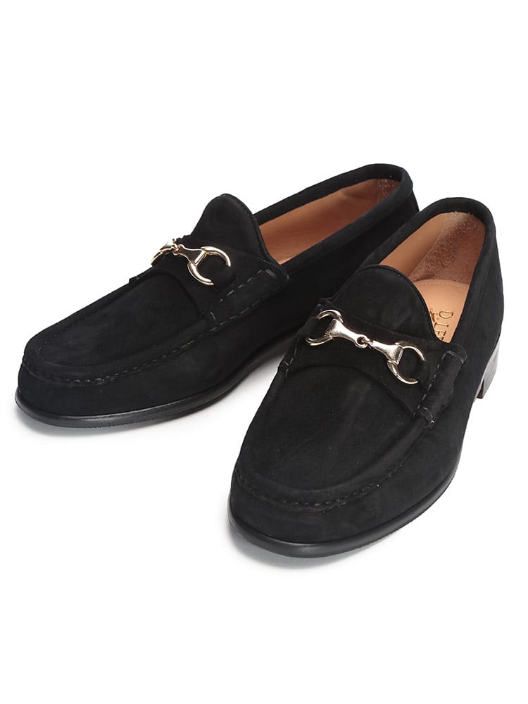 D.LEPORI (ダニエルレポリ) スエード ビットローファー メンズ