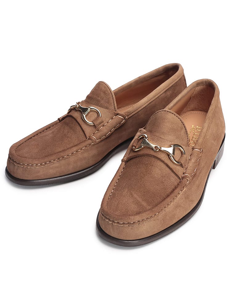 D.LEPORI (ダニエルレポリ) スエード ビットローファー メンズ