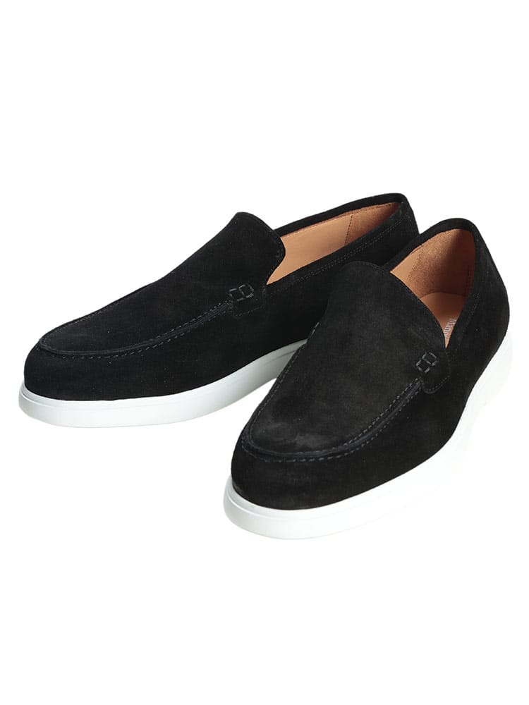 MANOVIE TOSCANE (マノヴィエトスカーネ) メンズ スリッポン スエード モカシン シューズ LORENZO STICTH MTLORENZOKAL26S