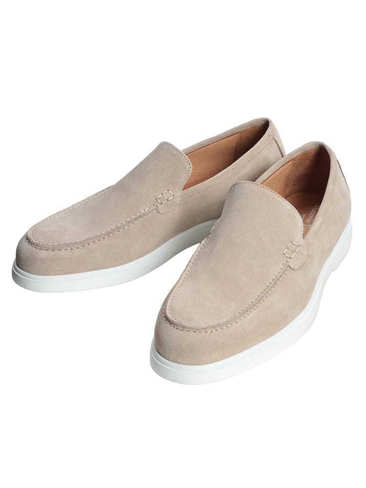 MANOVIE TOSCANE (マノヴィエトスカーネ) メンズ スリッポン スエード モカシン シューズ LORENZO STICTH MTLORENZOKAL26S