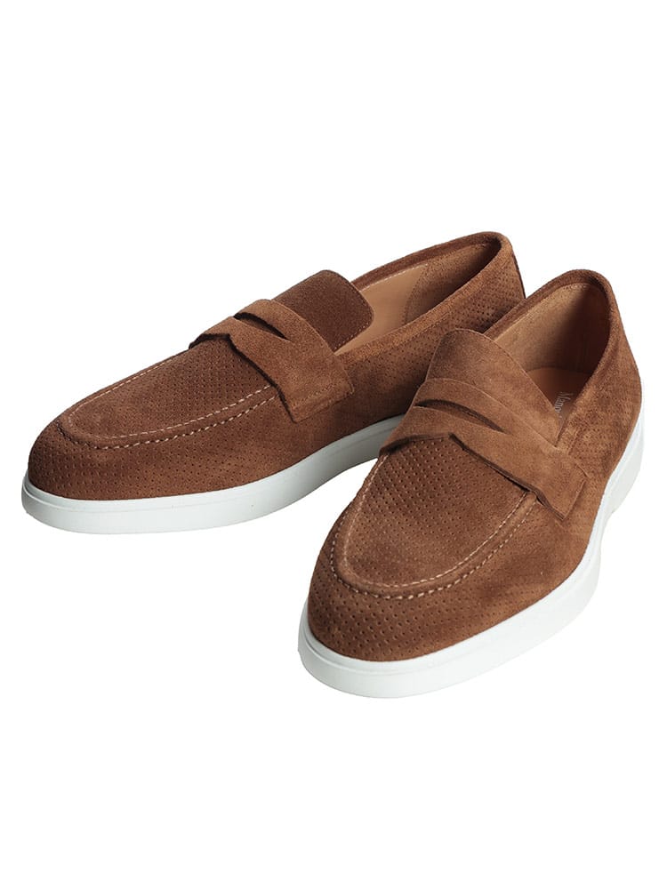 MANOVIE TOSCANE (マノヴィエトスカーネ) メンズ ローファー スエード メッシュ スリッポン PIERO1 MTPIERO1KAL26S