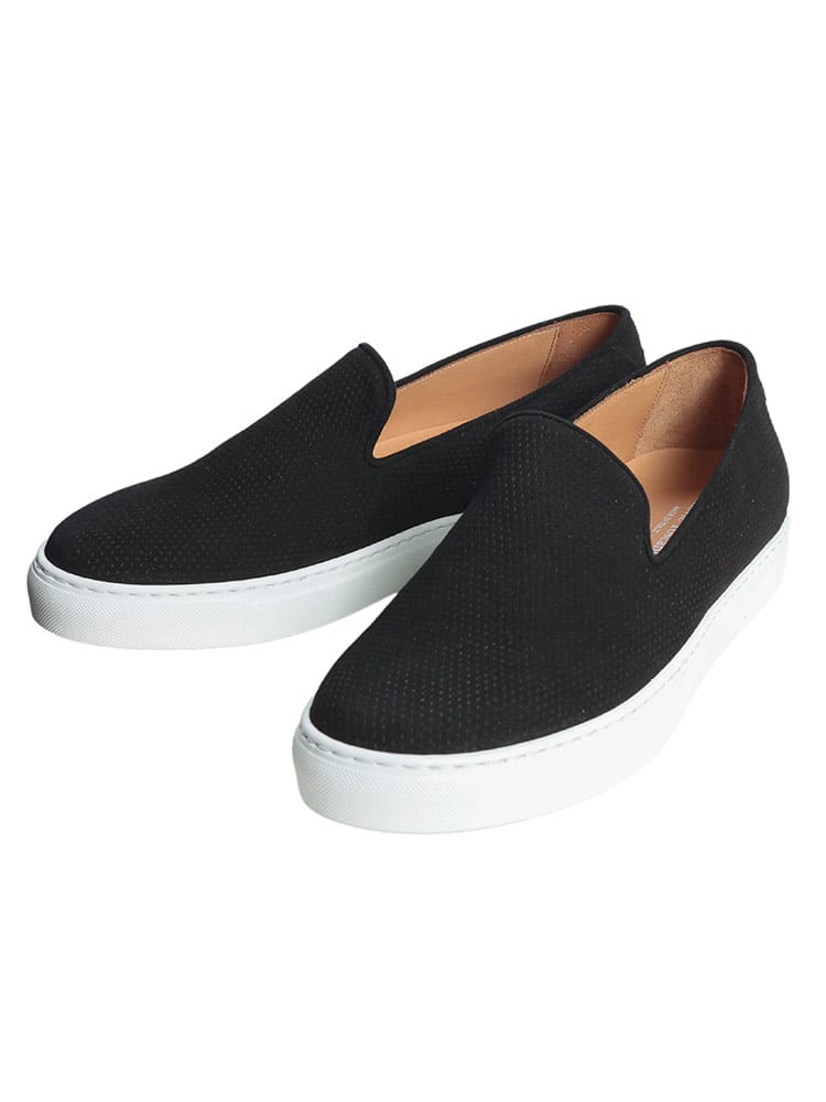 MANOVIE TOSCANE (マノヴィエトスカーネ) メンズ スリッポン スエード メッシュ シューズ CARLO PRINT MTCARLO5011C26S