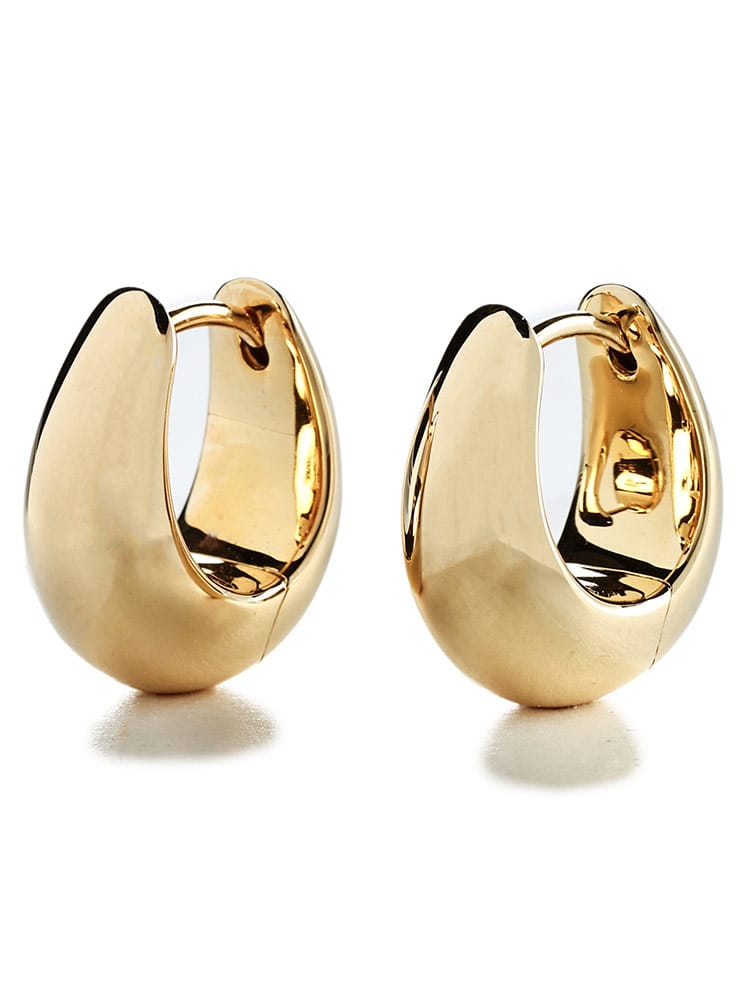 TOM WOOD (トム･ウッド) レディース ピアス Ice Hoops Small Gold アイスフープ スモール フープピアス TWL100516