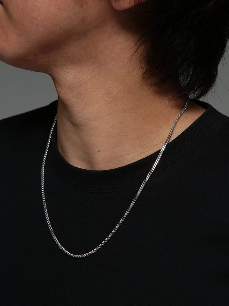TOM WOOD (トム･ウッド) メンズ ネックレス Curv Chain M カーブ チェーンネックレス TW100264
