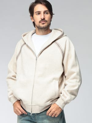 UGG (アグ) メンズ パーカー 裏フリース 袖ロゴ ジップアップパーカー Tasman Full-Zip Jacket UGG1180630