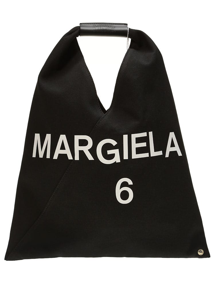 MM6 Maison Margiela (エムエムシックス メゾン マルジェラ) レディース バッグ ロゴ プリント キャンバス トートバッグ ブランド MM6S54WD0043