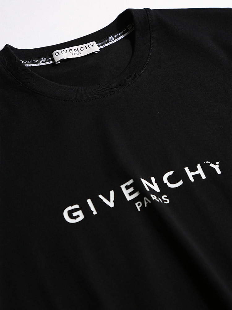 GIVENCHY (ジバンシィ) ダメージロゴプリント クルーネック 半袖 Tシャツ VINTAGE GIVENCHY 【サカゼン公式通販】