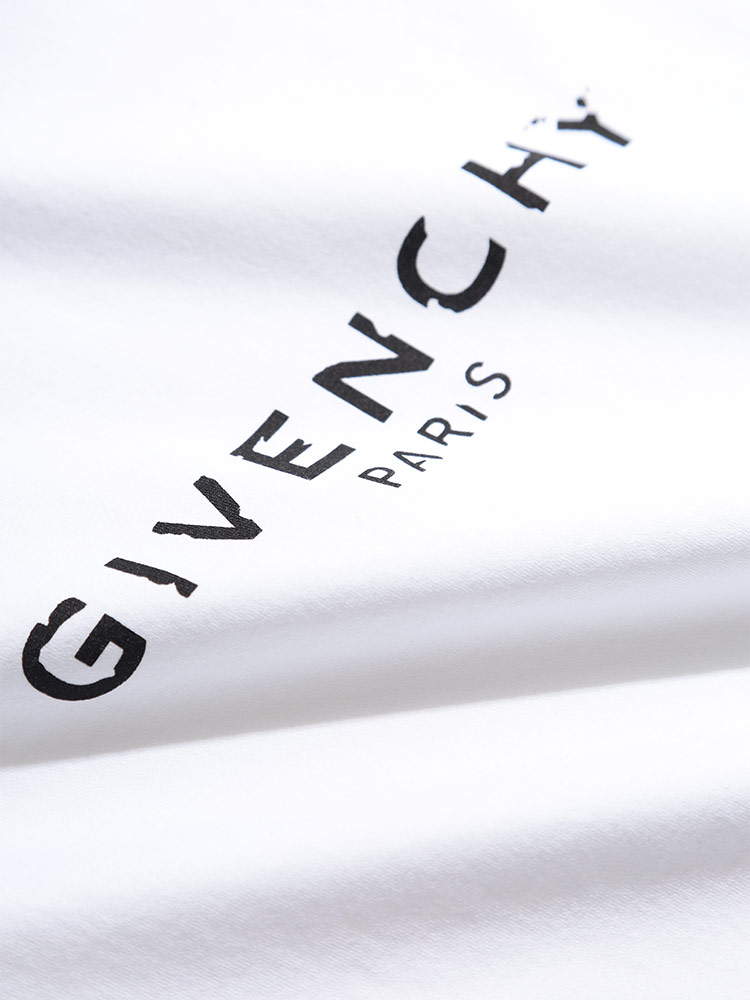 GIVENCHY (ジバンシィ) ダメージロゴプリント クルーネック 半袖 Tシャツ VINTAGE GIVENCHY 【サカゼン公式通販】