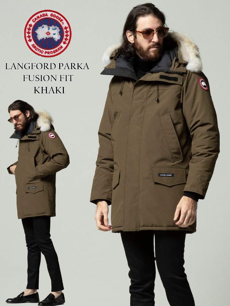 CANADA GOOSE (カナダグース) ファーフード フルジップ ダウンジャケット LANGFORD PARKA CG2062M