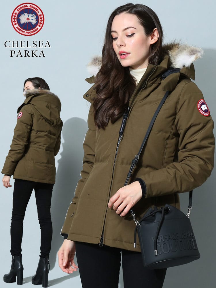 CANADA GOOSE (カナダグース) ファーフード フルジップ ダウンジャケット CANADAGOOSE CGL3804L