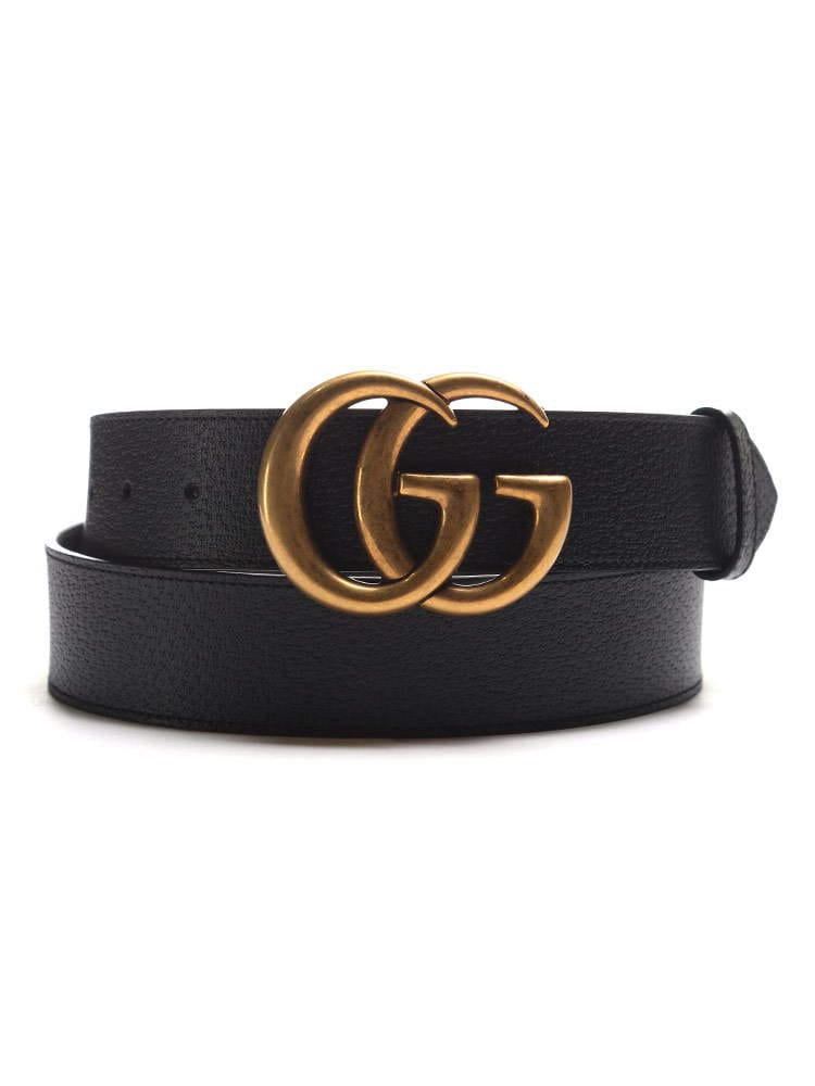 GUCCI (グッチ) GGバックル ゴールドアンティーク ベルト GC406831DJ20T1S