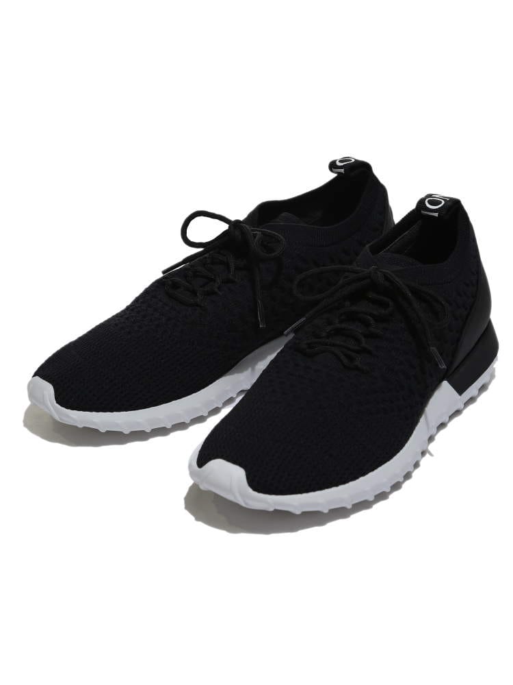 MONCLER (モンクレール) ニット レースアップ ローカットスニーカー EMILIEN KNIT MC4M7300002SRB