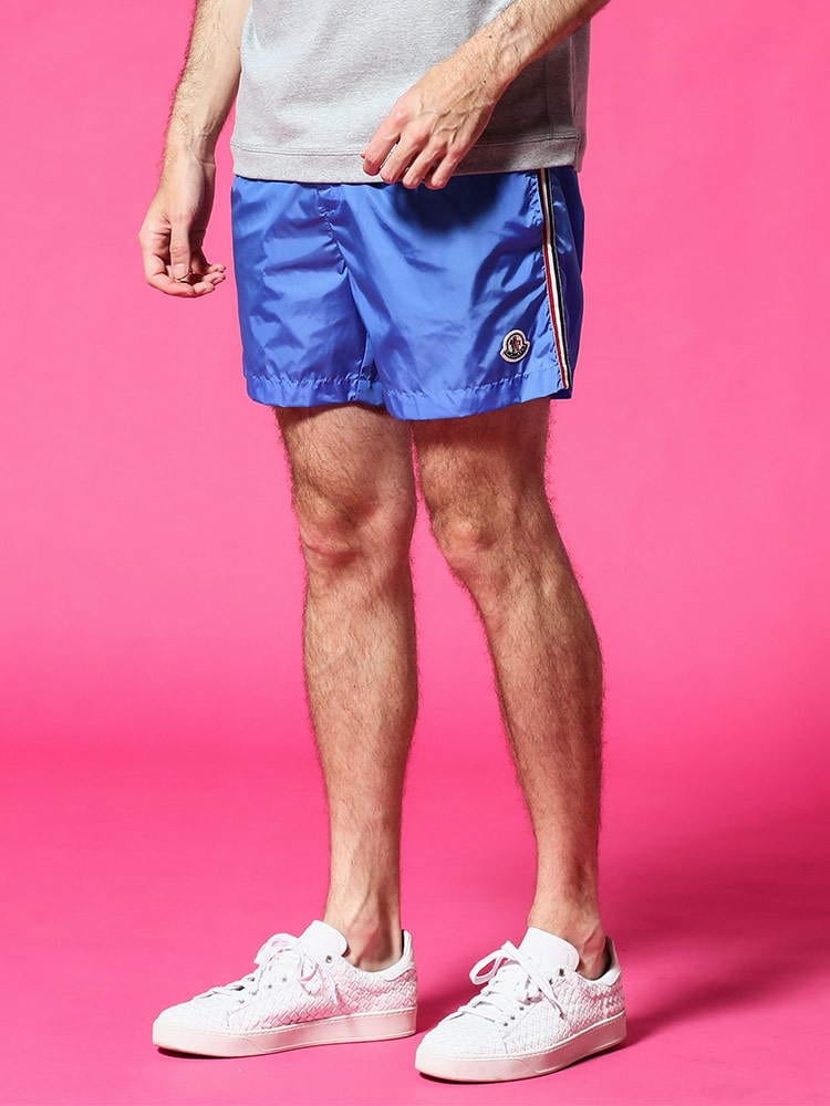 MONCLER (モンクレール) ライン 裏メッシュ ビーチショーツ MC2C7070053326