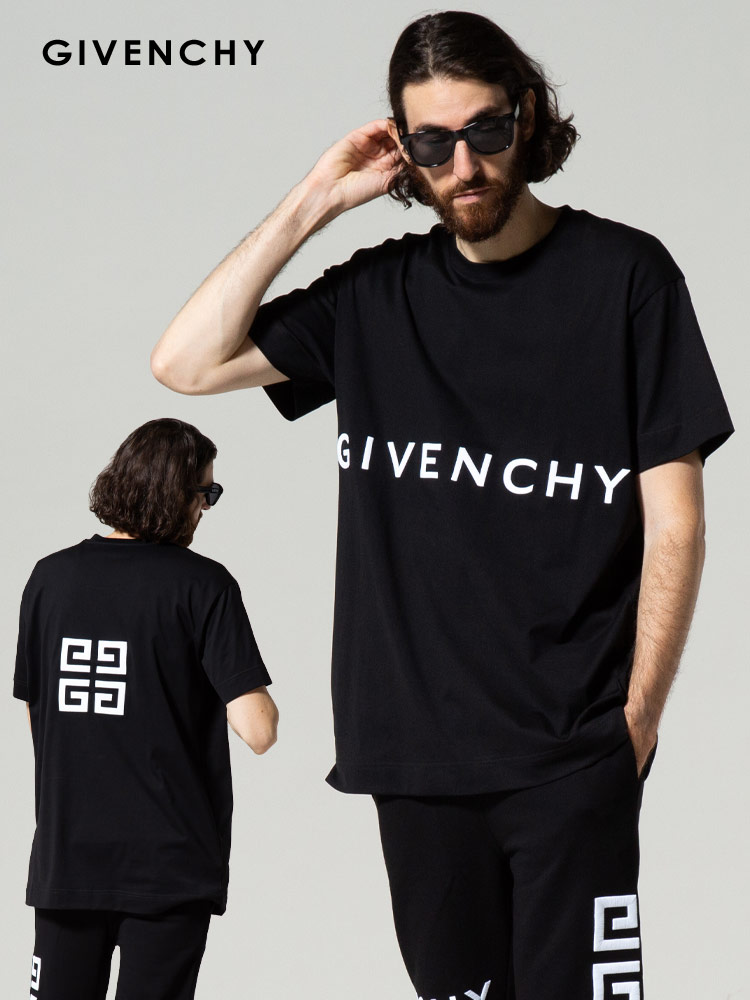GIVENCHY (ジバンシィ) ロゴ刺繍 クルーネック 半袖 Tシャツ GVBM71543Y6B ブランド