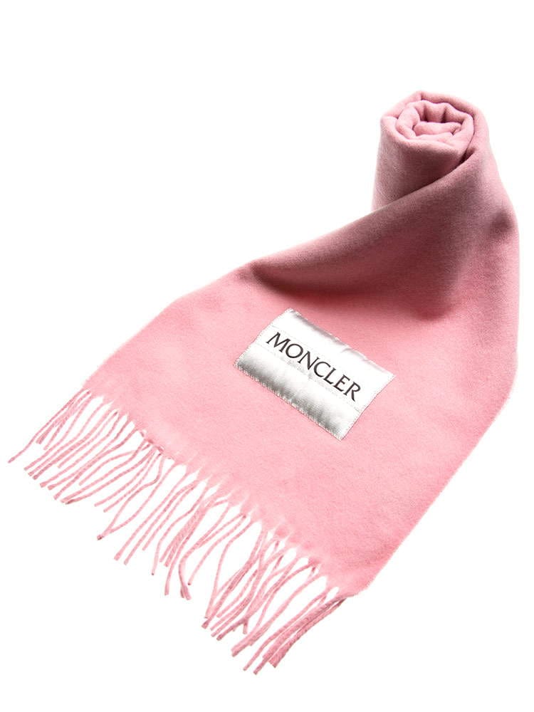 MONCLER モンクレール ウール ロゴ マフラー ブランド メンズ レディース マフラー ウール MCL3C00025595MA