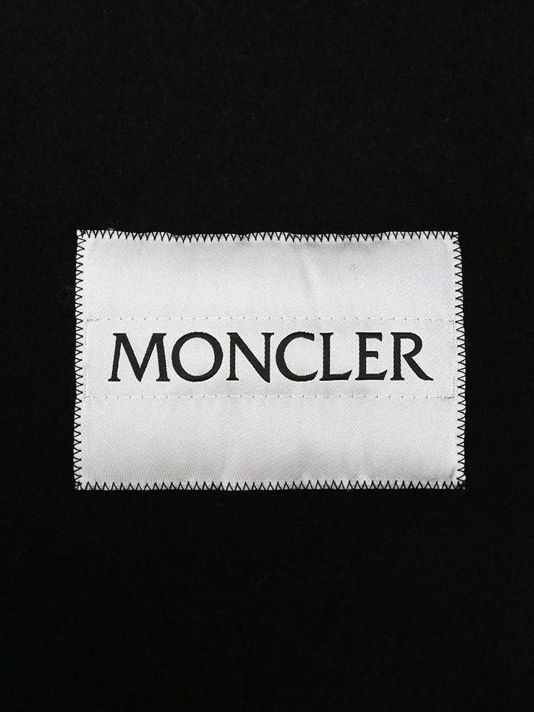 モンクレール MONCLER ウール ロゴ プレーン マフラー ブランド メンズ レディース ウール 無地 MCL3C0【サカゼン公式通販】