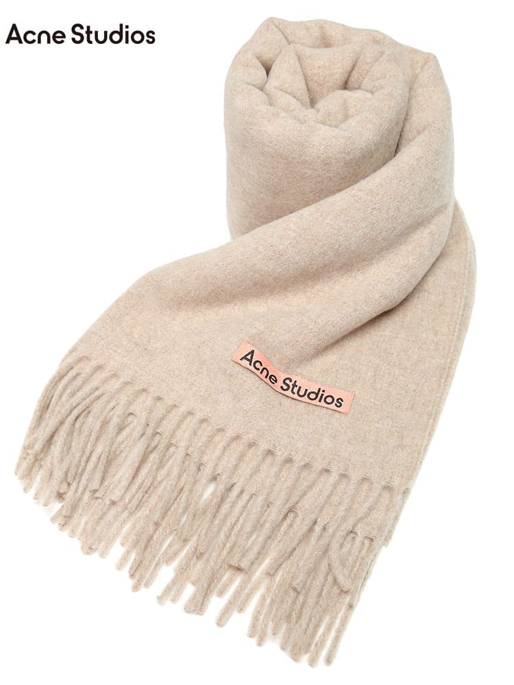 アクネ ストゥディオズ レディース マフラー Acne Studios ブランド スカーフ 大判 ウール フリンジ ACLCA0210