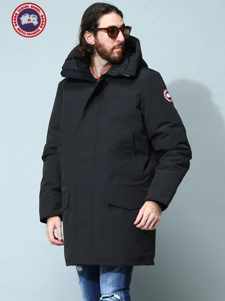 カナダグース メンズ ダウン CANADA GOOSE ブランド ダウンジャケット アウター ブルゾン ロゴ 刺繍 Langford Parka CG2052M