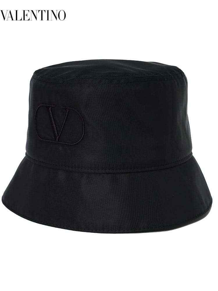 ヴァレンティノ メンズ 帽子 VALENTINO ブランド バケットハット ハット バケハ Vロゴ レディース VL1Y0HGA32KFW