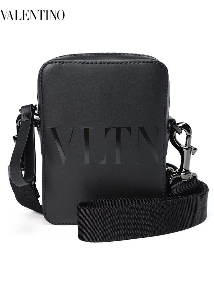 ヴァレンティノ メンズ バッグ VALENTINO VLTN ブランド 鞄 ボディバッグ クロスボディバッグ レザー ロゴ レディース VL1Y0B0943BHY