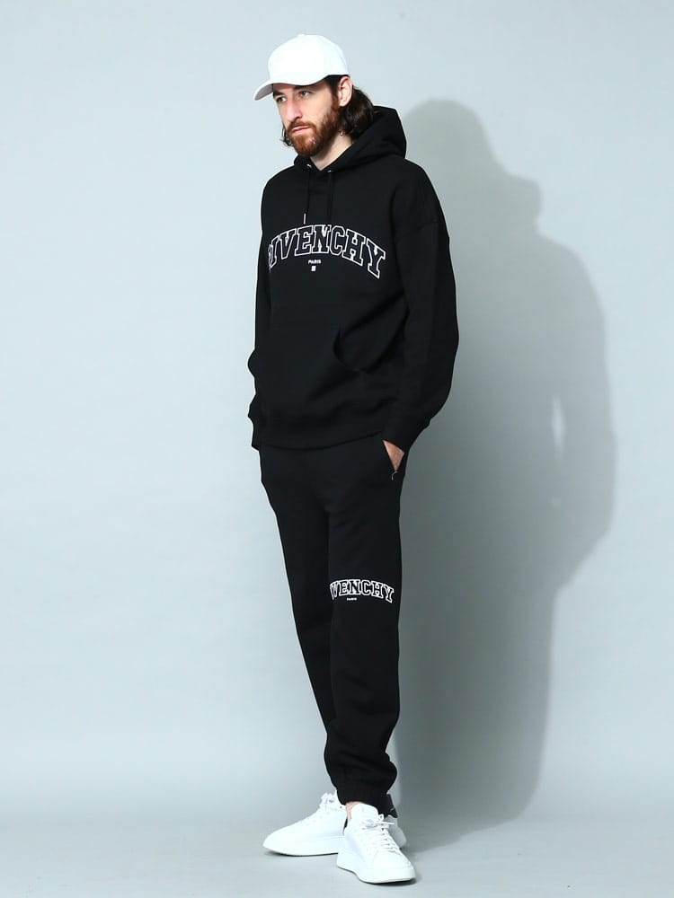 GIVENCHY (ジバンシィ) ロゴ刺繍 スウェット ジョギングパンツ メンズ 