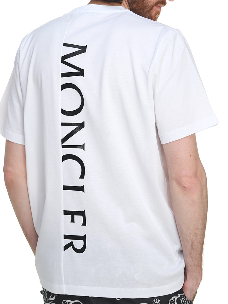 MONCLER (モンクレール) バックロゴ クルーネック 半袖 Tシャツ メンズ 