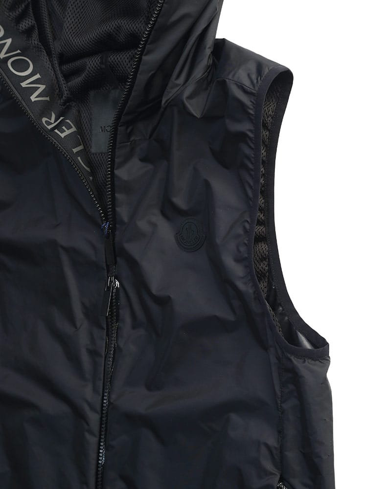 MONCLER (モンクレール) 撥水ナイロン フルジップ ベスト Pakito 