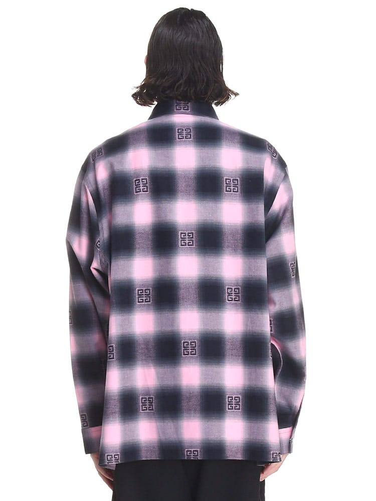 GIVENCHY (ジバンシィ) チェック ロゴ 長袖 シャツ GVBM60VZ13R9 