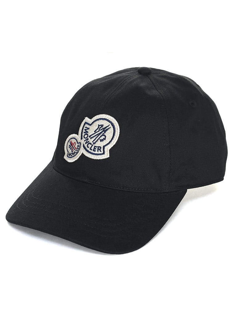 MONCLER (モンクレール) ダブルワッペン コットン キャップ MC3B0005204863 メンズ ブランド