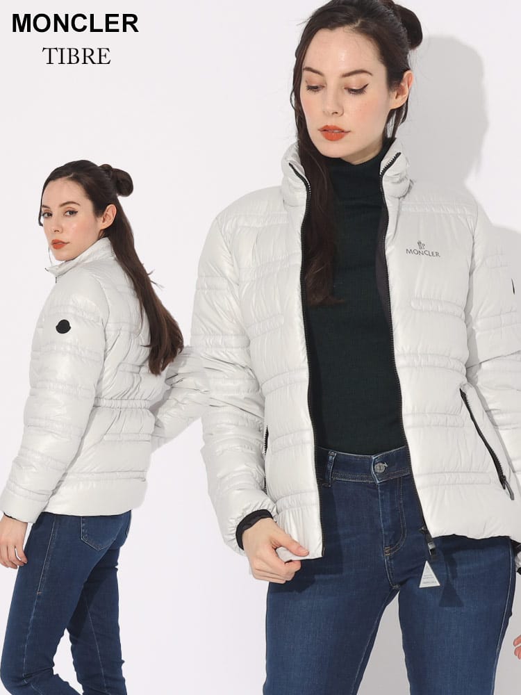 MONCLER (モンクレール) 胸ロゴ フルジップ ダウンジャケット MCLTIBRE3 ブランド レディース アウター