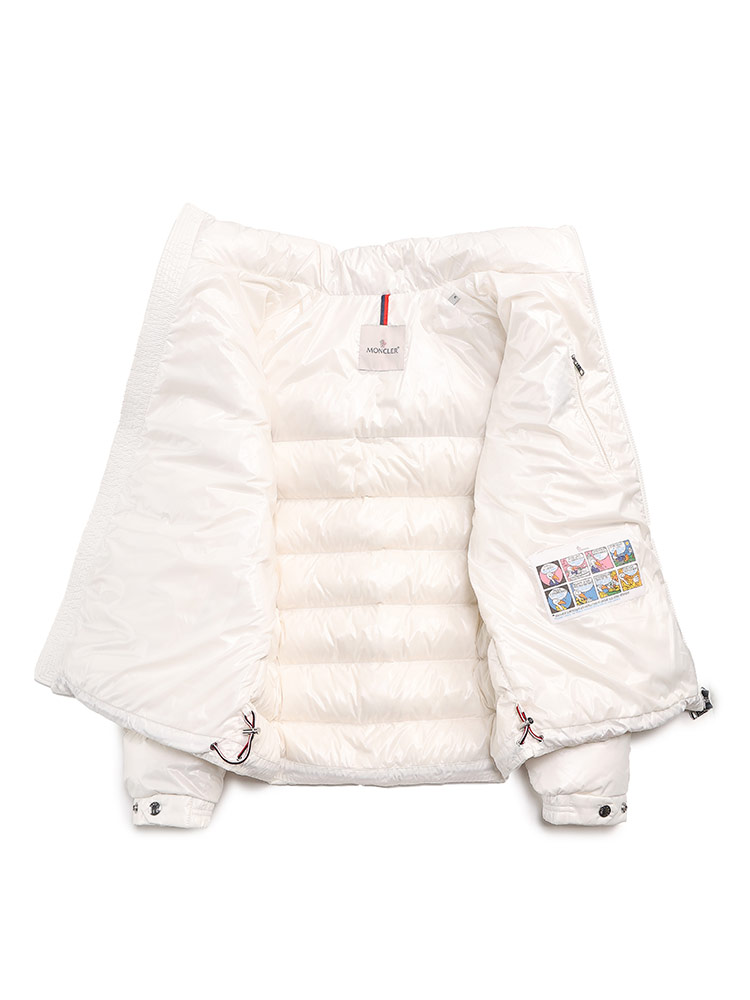 MONCLER (モンクレール) 肩モチーフ ロゴ フード着脱 ショート ダウンジャケット Saulx MCSAULX3【サカゼン公式通販】