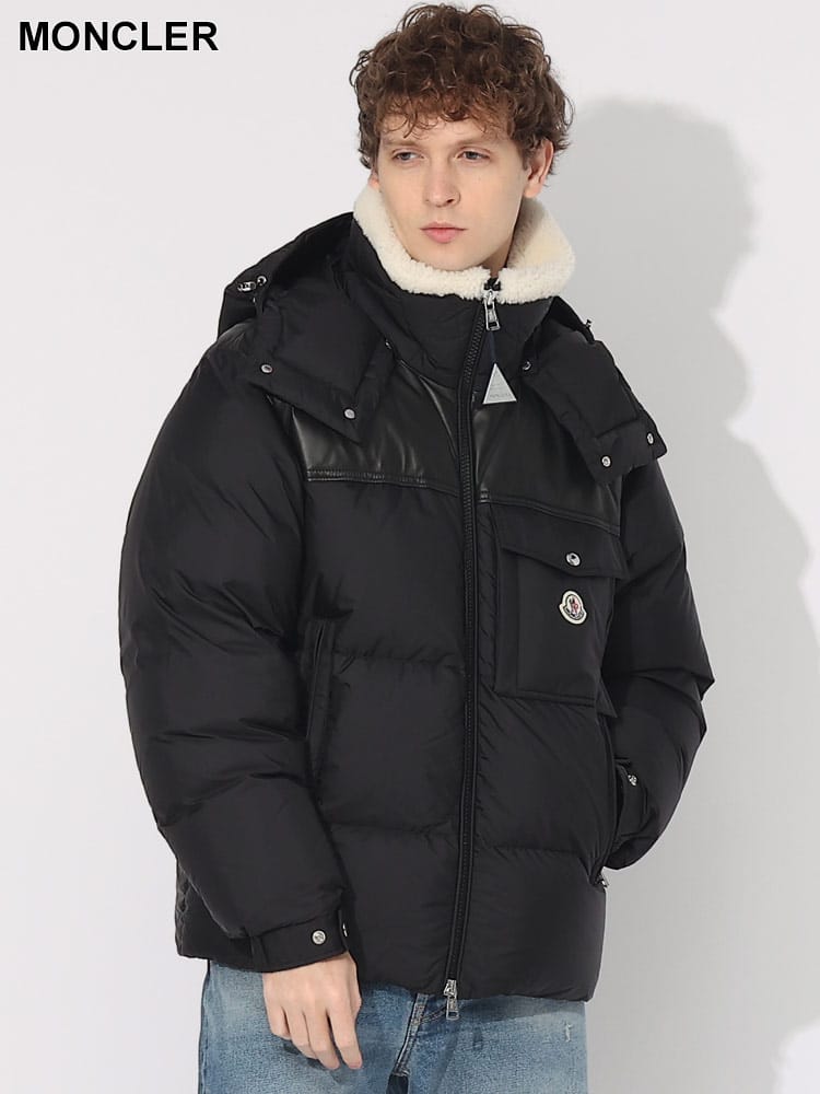 MONCLER (モンクレール) フード着脱 ショート パイロット ダウン 